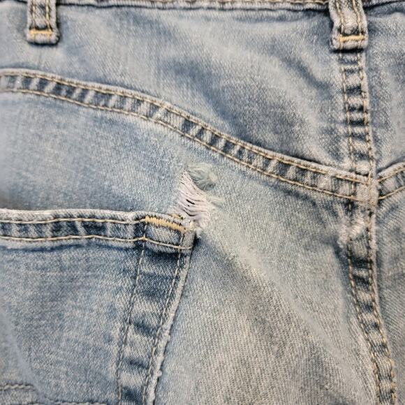 Levis Signature Destroyed Denim Jeans Authentic Wear 38X30 #126 - Picture 7 of 12